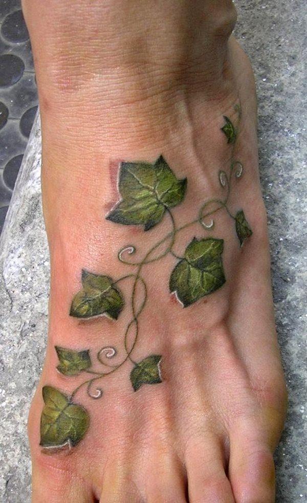 татуировка вьющееся растение 74
