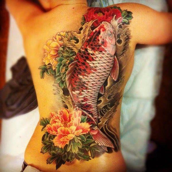 Татуировка 100 рыб