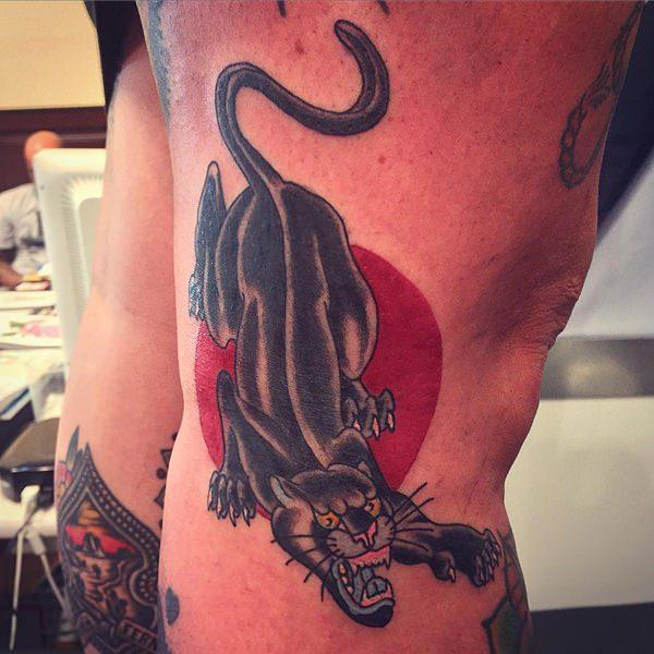 Пума пантера татуировка 118