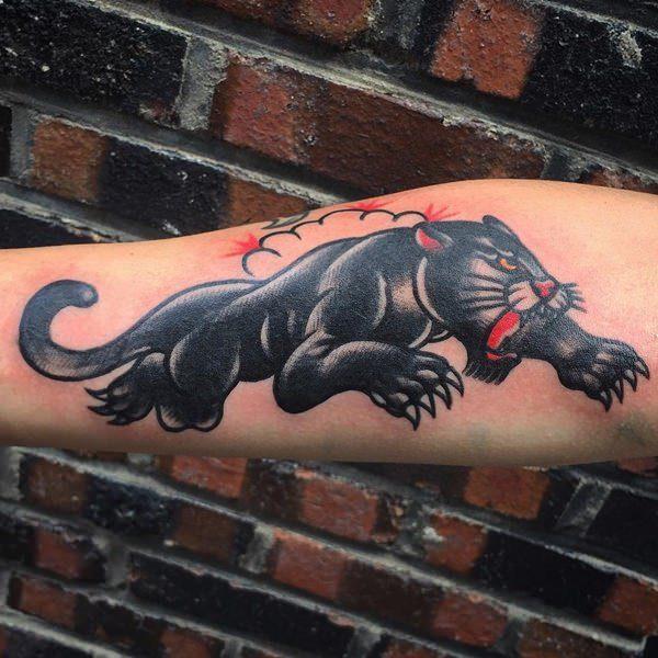 пума пантера татуировка 142