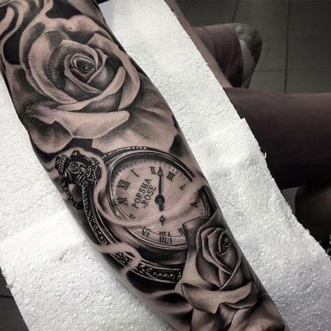роза татуировки 03