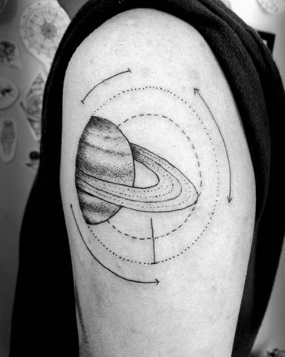 татуировка сатурн 14