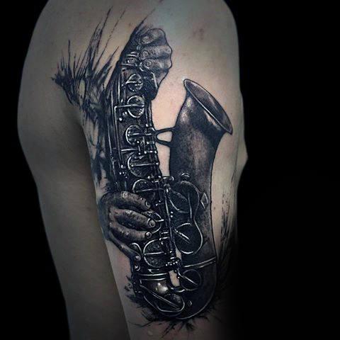 Sax man  TIMELESS TATTOO GLASGOW