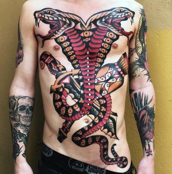 29 Two Headed Snake Tattoos (And Their Meanings) TatRing
