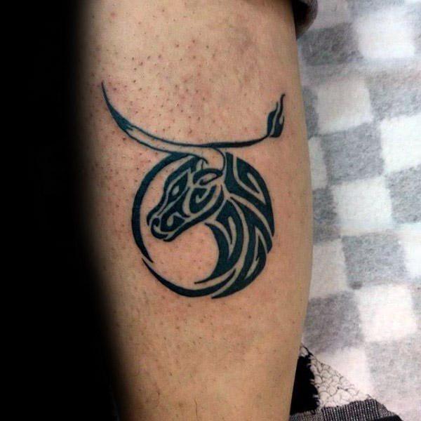 Tattoos with the zodiac sign Taurus - photo and meaning - All about tattoos