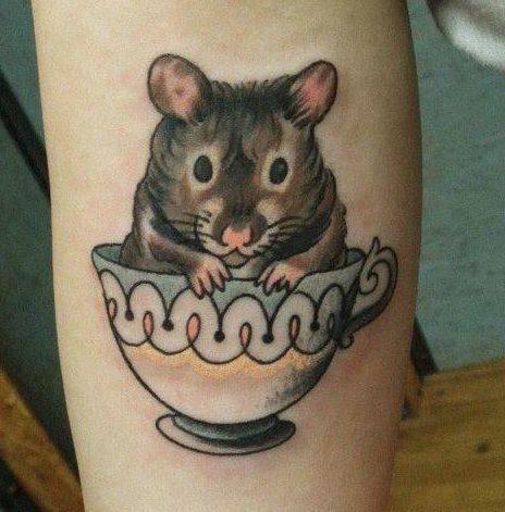 мышь тату 166