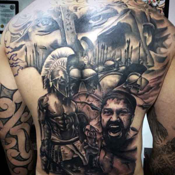 спартанские татуировки 10