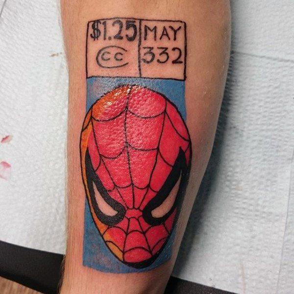 татуировка человек паук 133