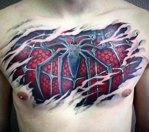 татуировка человек паук 229