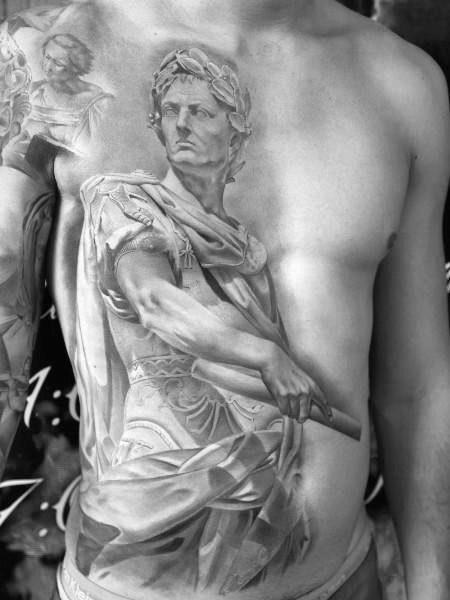 татуировка римская статуя 25