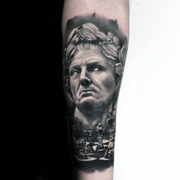 римская статуя татуировки 39