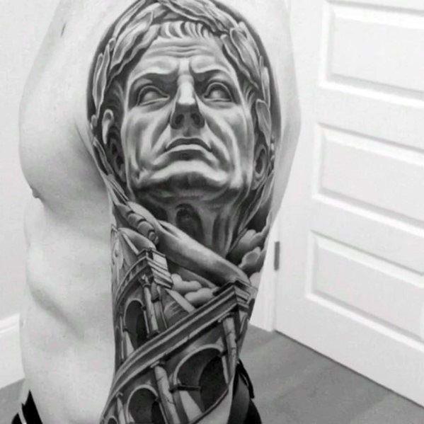 татуировка римская статуя 49