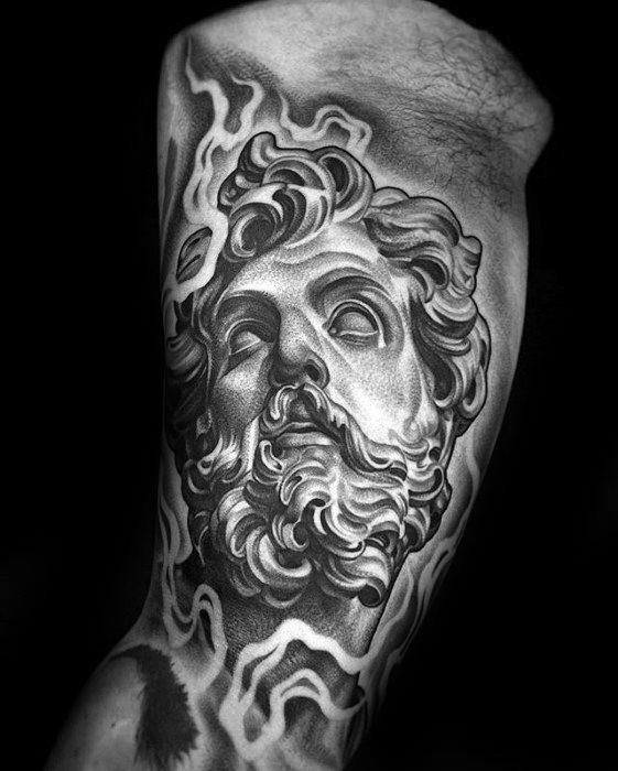 римская статуя татуировка 57