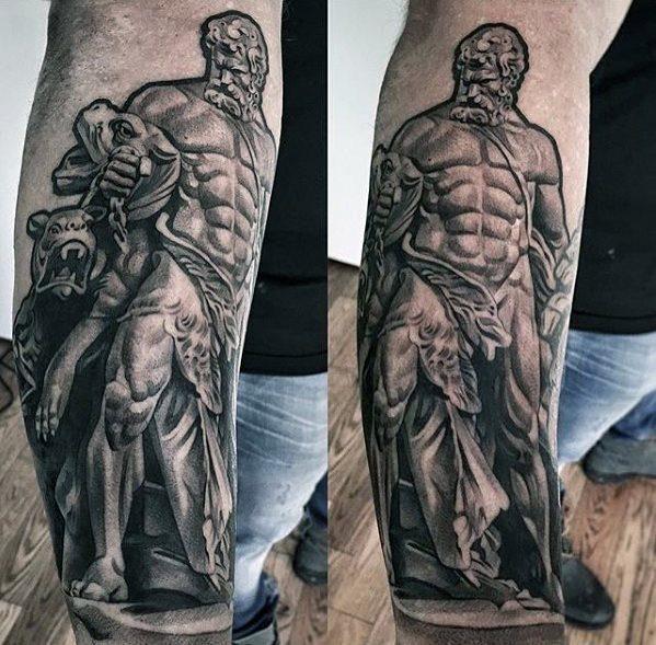 римская статуя татуировка 63