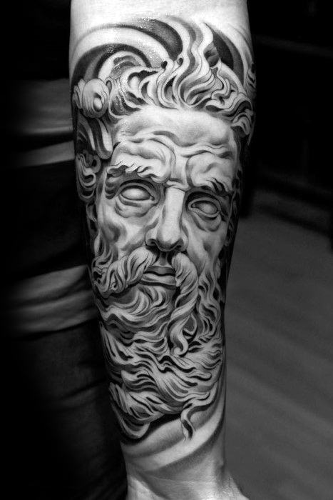 римская статуя татуировка 93