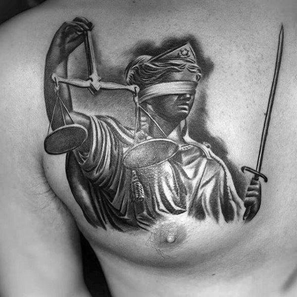 татуировка символ справедливости 58
