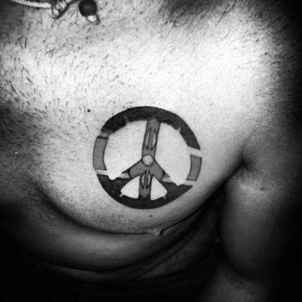 татуировка символ мира 01