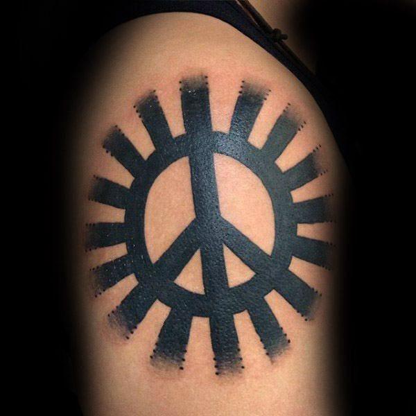 татуировка символ мира 03