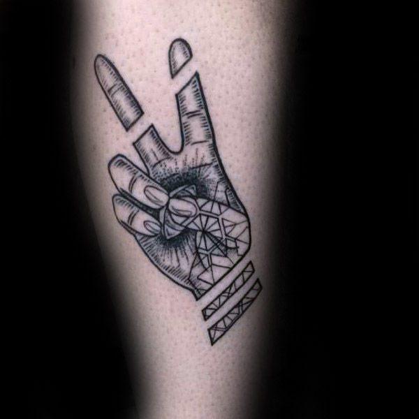 татуировка символ мира 09