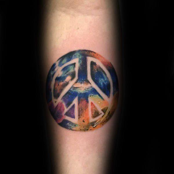 татуировка символ мира 105