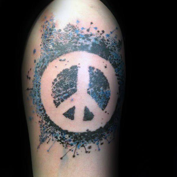 татуировка символ мира 107