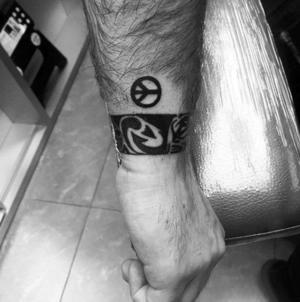 татуировка символ мира 41
