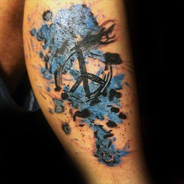 татуировка символ мира 67
