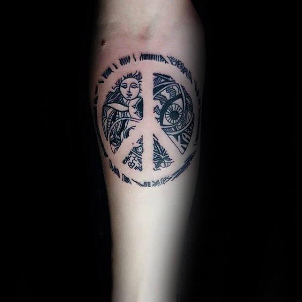 татуировка символ мира 83