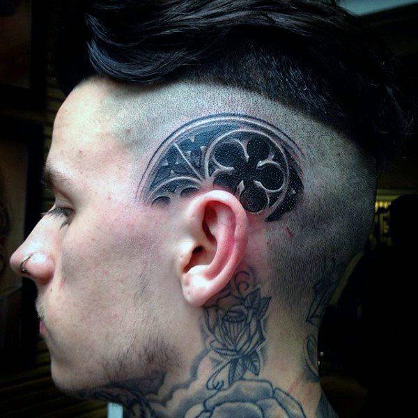 татуировка на голове 57