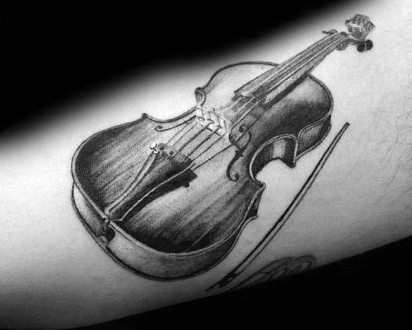 violin tattoo 15.