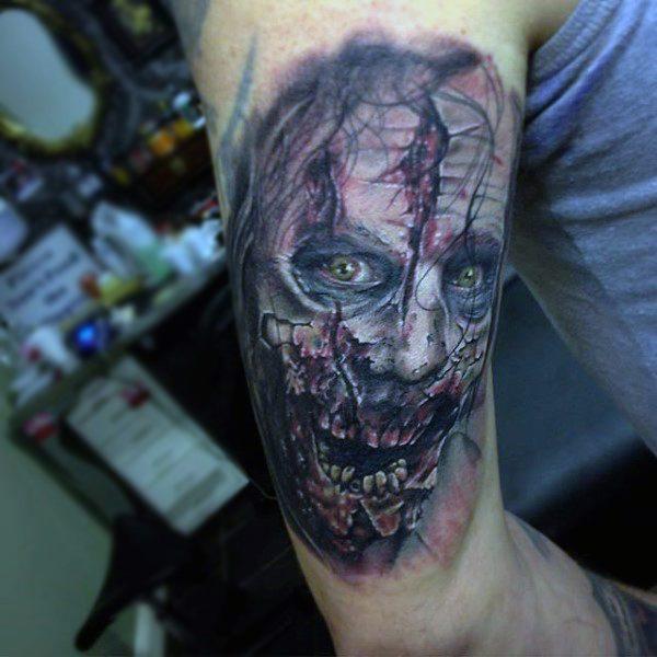 зомби татуировка 136