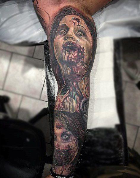 зомби татуировки 238