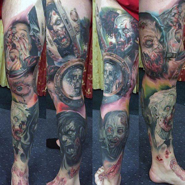 зомби татуировка 58