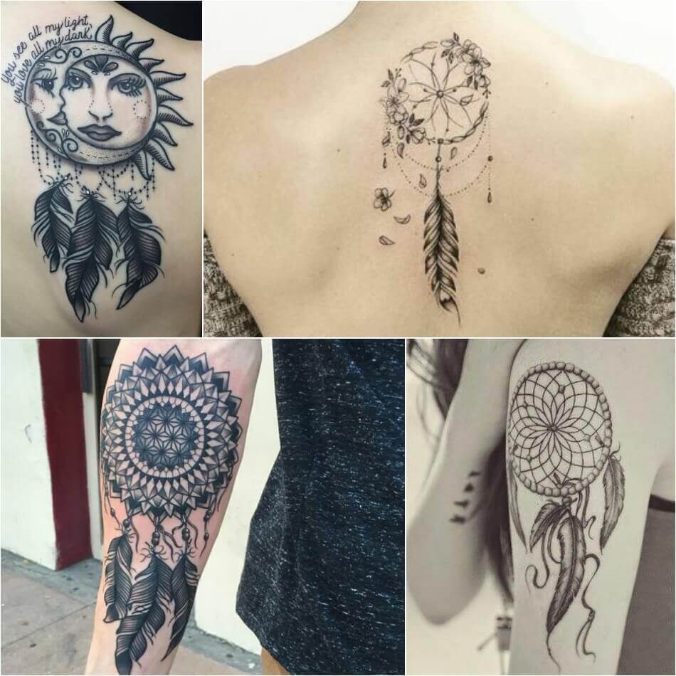 Dreamcatcher tattoo: meaning and ideas