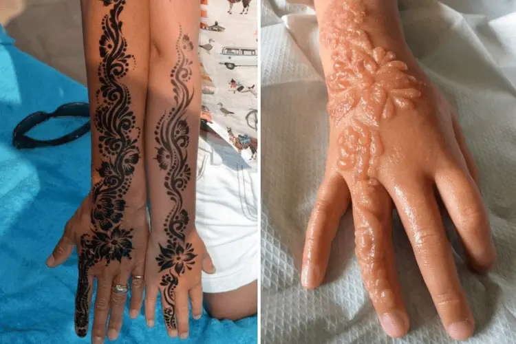 Henna tätoveering?