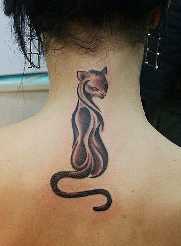 Cat tattoos and meanings
