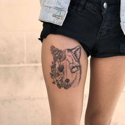 Татуировки на ногах для женщин и их значения