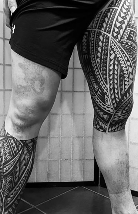 Татуировки на ноге для мужчин 【Маленькие и Большие】