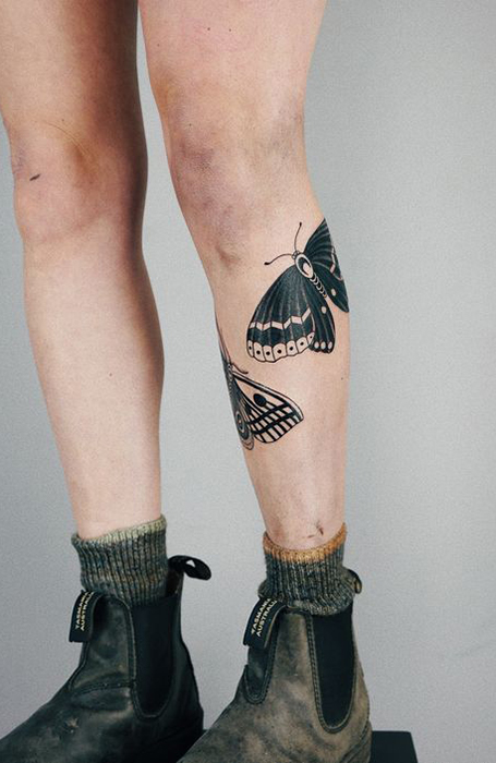 Татуировки на ноге для мужчин 【Маленькие и Большие】