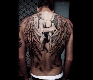 Tatuazhet e shpinës - 227 modelet më të mira për burra