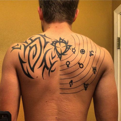 Татуировки на спине и их значение