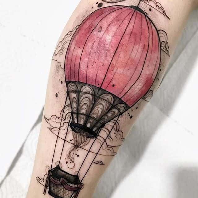Татуировки на воздушном шаре: вдохновляющие идеи и смысл