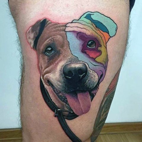 Татуировки с собаками и их значение