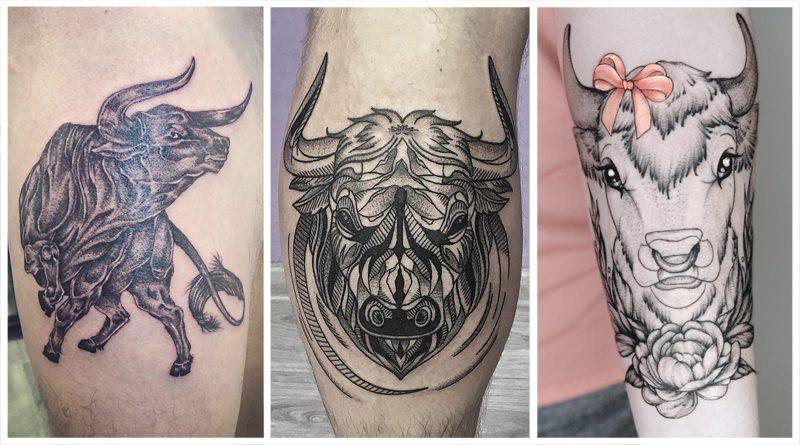 Taurus zodiac sign tattoos - mufananidzo uye zvinoreva