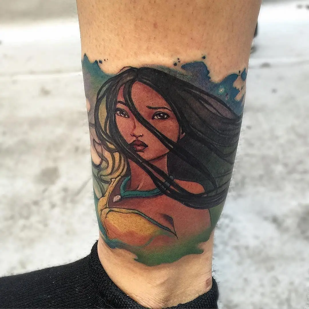 Tatuatges de Pocahontas: fotos i idees