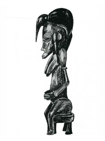 Африканская статуэтка праматери