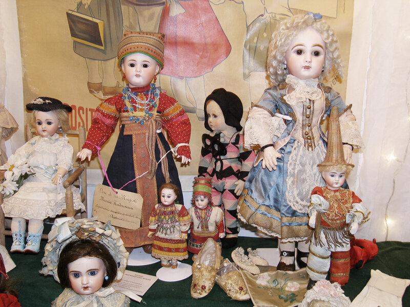 Tyto malované ruské panenky