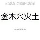 Kanji – penki elementai