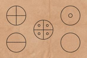 Символы круга (четыре элемента, вода, земля, воздух, солнце)