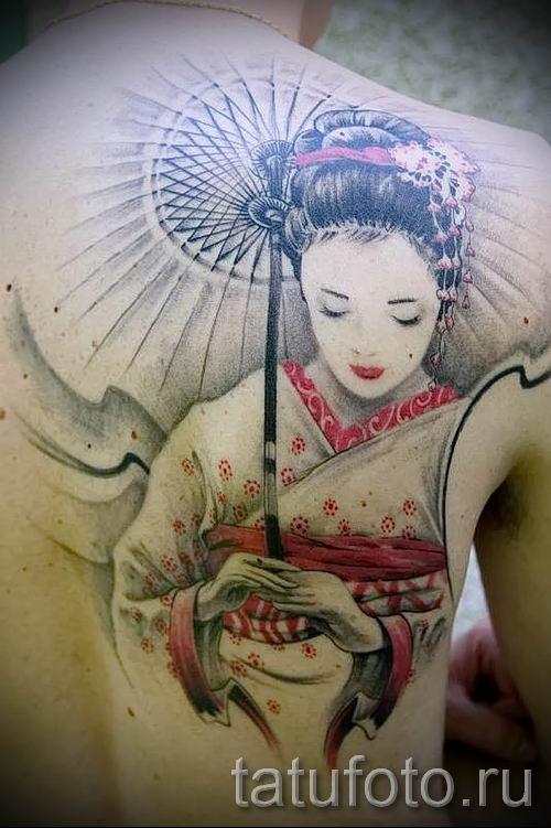 Tattoos Geisha: ҳама чизеро, ки шумо бояд донед